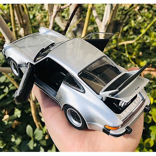 Hhcx-welly 1:24 1974 Porsche 911 Turbo3.0 Formgjuten metalllegering modellleksak