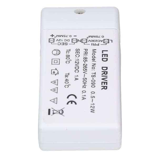 LED Strømforsyning Driver IP67 Vandtæt LED Lys Transformer til Indendørs Udendørs 85‑265V Input