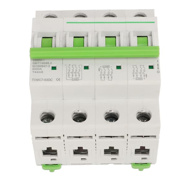 4P Solar PV Strømafbryder MCB 1000V 25A Pålidelig Beskyttelse