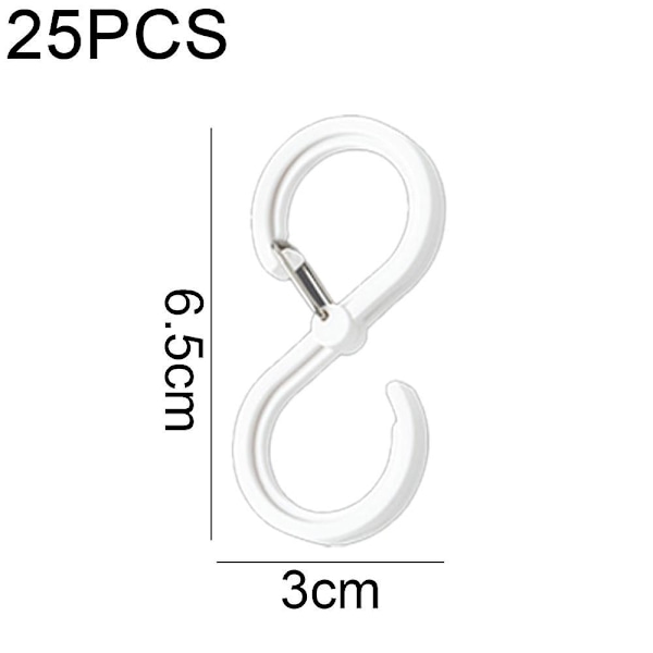 S Hooks For Hanging,safety Buckle Design Heavy Duty Metal Black S Hook