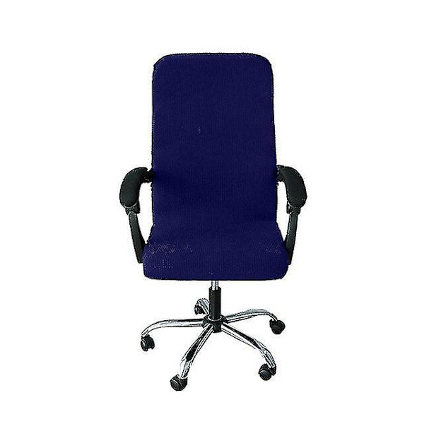 Office Computer Game Chair Cover Armchair Elastic Stretch Swivel Seat Gaming Chair Protector Slipcover Arm Rest Cover Black M--chair cover