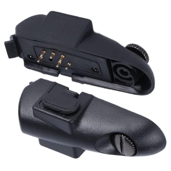 2 stk. Walkie-Talkie 7-ben til 2-ben Headset Adapter Bærbar Audio Headset Adapter til GP328 GP340