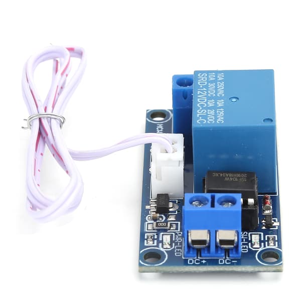 Relémodul Bistabil 1-knapps StartStopp Selvblokkerende Elektronisk Kontrollkomponent DC12V