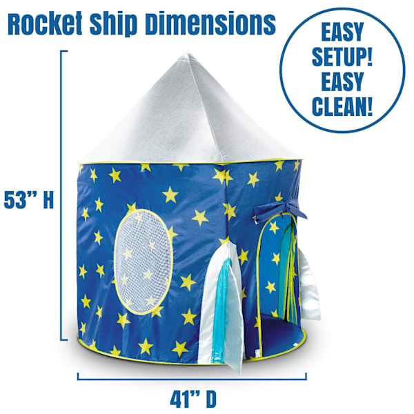 Rocket Ship Play Telt til drenge, Astronaut Space Telt til børn