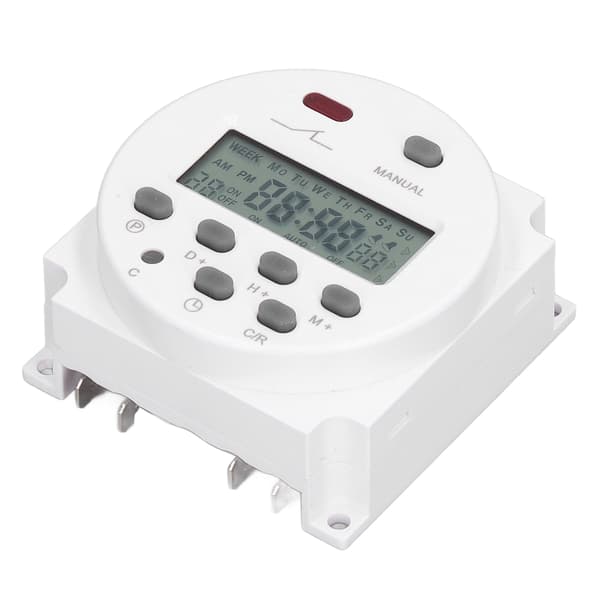 Elektronisk Timer Programmerbar LCD Digital Tidskontroll Reläbrytare 16 På 16 Av Cn101AAC220-240V