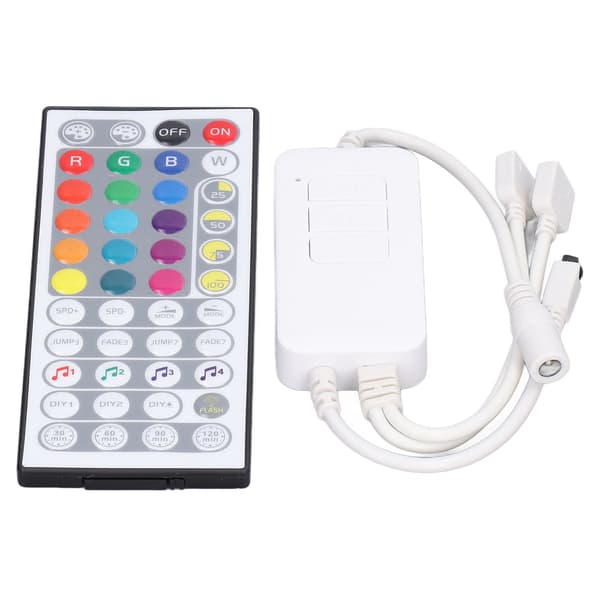 44 Key RGB WIFI LED Strip Lys Controller Dual Mode Timing Funktion 3 Knapper DC5V til 24V