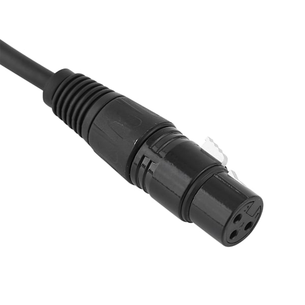 1M XLR-uros-naar-naaras-mikrofoonikabel, suojattu
