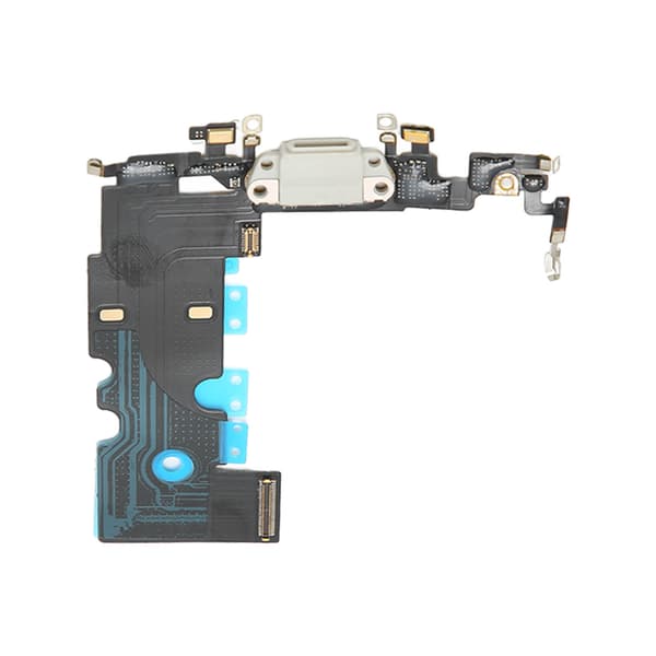 USB Lade Flex Kabel Telefon Ladeport Kobling Flex Kabel Erstatning for IPhone 8 Reparasjon Hvit