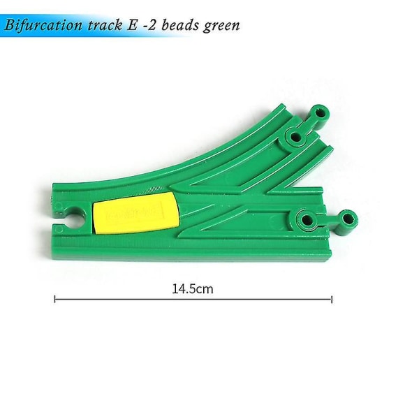 Hhcx-eri puiset junaradan komponentit pyökki junaratasarja Lasten junalelut Lahjat Tarvikkeet Yhteensopiva Thoma Friendsin kanssa E -2 beads green