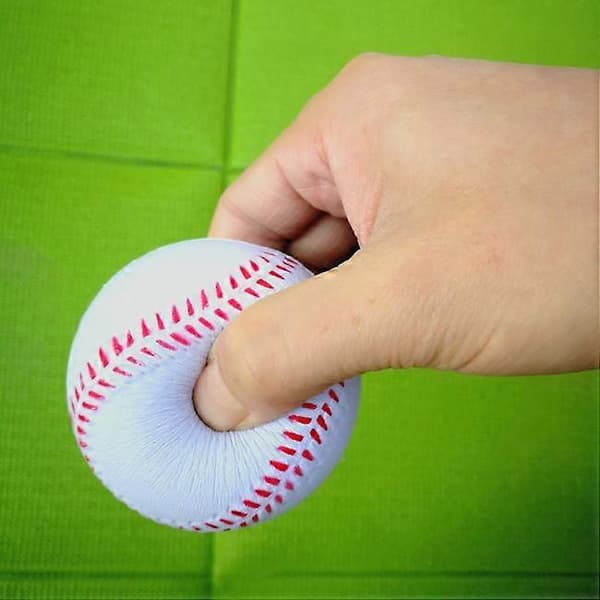 【BQ】Skumstressboll - Baseboll Vit