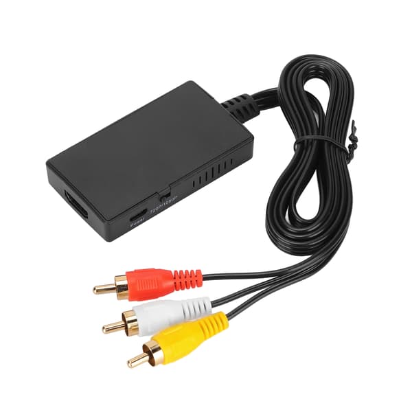 RCA til HD Multimedia Interface Konverter Han AV til HD Multimedia Interface Adapter til PS2