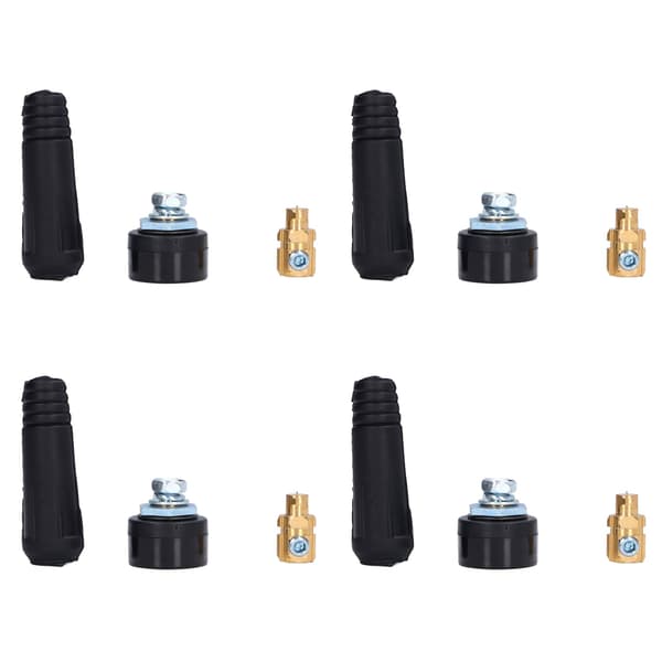 10 Set TIG Svetskabelfäste Panelkontakt Uttag Snabbkoppling Adapter 10-25 EU-stil