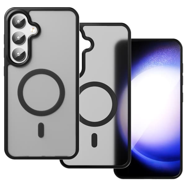 【BQ】ColorPop Galaxy S24 Case CH MagSafe Matte Black 40