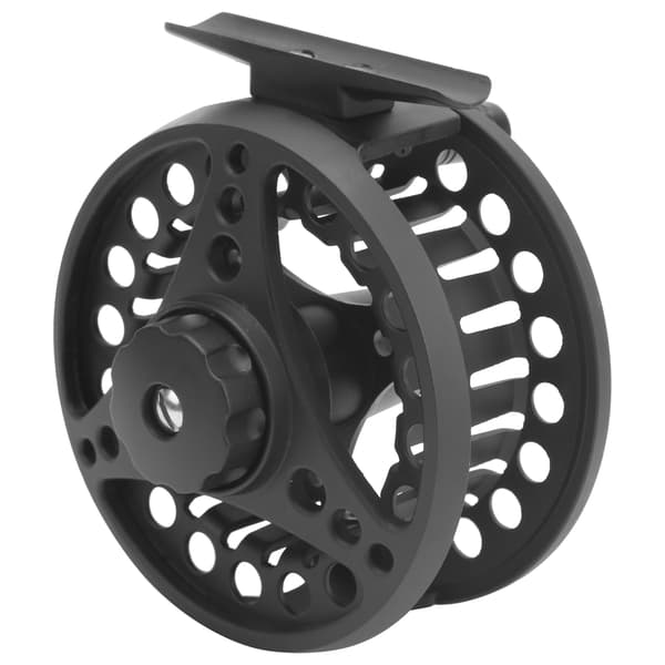 Flugfiskerulle av aluminiumlegering 85 mm diameter, fiskelina för klippfiske