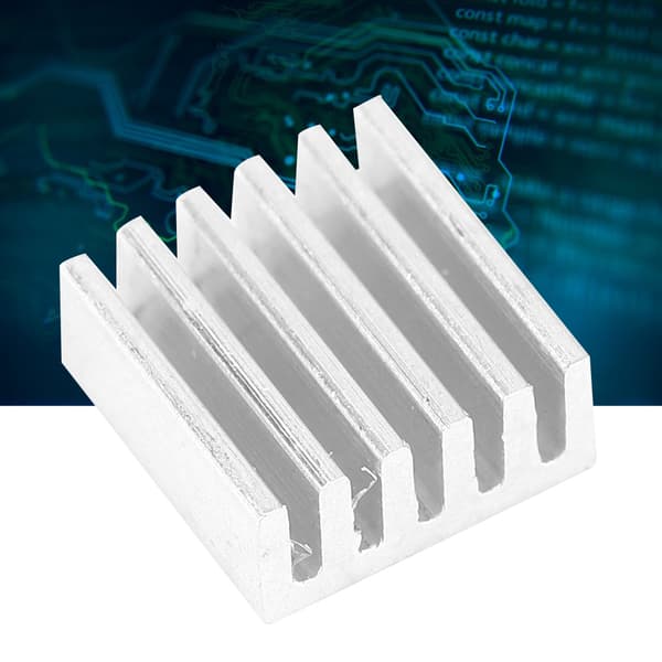 100 stk. 9x4x9mm Aluminium Køleplade Radiator til Forstærkerkort PCB MOS Transistor
