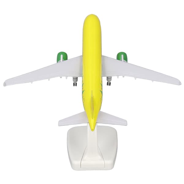 Avtagbart landningsställ Gul legering Flygplansmodell med hjul