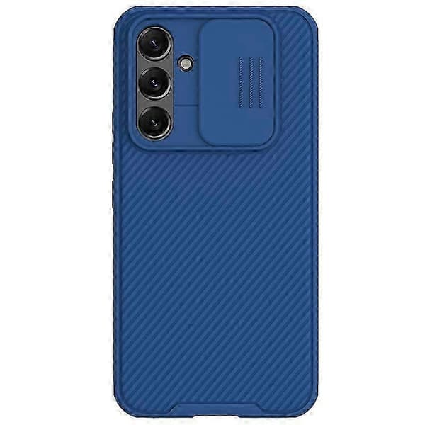 Black Mirror Pro Series Camshield PC-skal för Galaxy A54 5G Blue