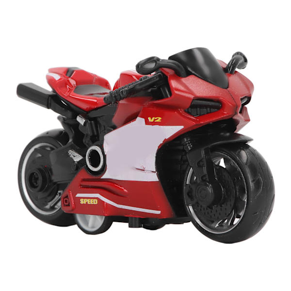 Træk Tilbage Motorcykel Legetøj Legering Simulation Model Børne Gave Samling Rød