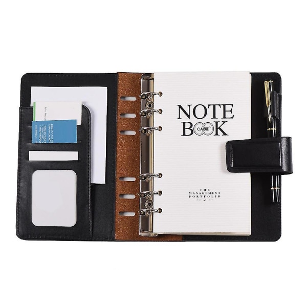 A6 Pärm Business Office Planering Notebook Agenda Dagbok Kontorspapper 3pcs