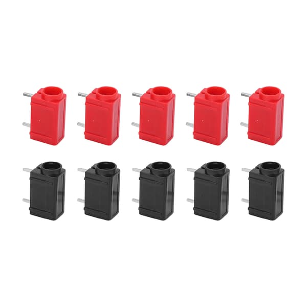 10 stk. PCB Banan Socket God Konduktivitet 4mm Korrosjonsbestandighet Stabil PCB Panel Socket Connector