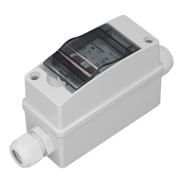 2P 40A DC Strømafbryder IP65 Vandtæt 6KA Brydeevne 1000V DC Isolator Switch til Solcelleanlæg