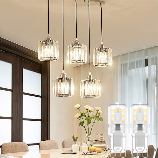 G9 LEDlampa, 220V Naturvit 5500K 3W 8 kpl