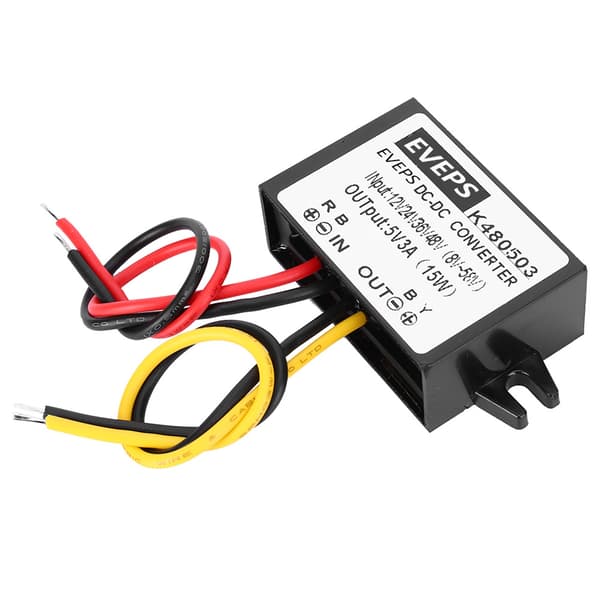 DC-DC 12V/24V/36V/48V till 5V 3A Buck Converter Step Down Strömförsörjningsmodul