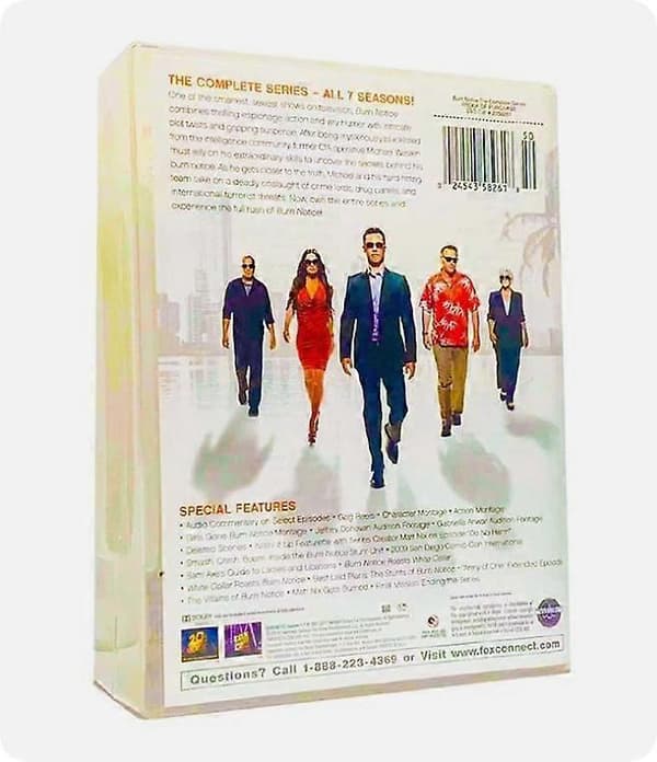 【BQ】Burn Notice: The Complete Series (DVD, 2018, 28-Disc box Set)