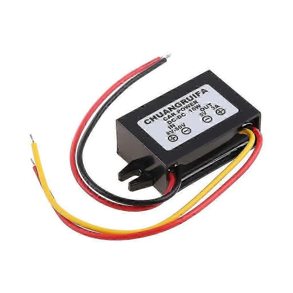 DC-DC-konverter Step-Down-modul til bil 12V/24V til 5V 3A Vandtæt 15W s202412121313