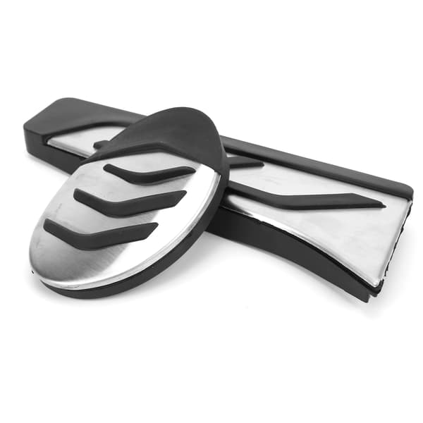 2PCS acceleratorbromspedal Rostfritt stålbyte för 2-serie MPV F45 / F46 2015-2021 vänsterstyrd