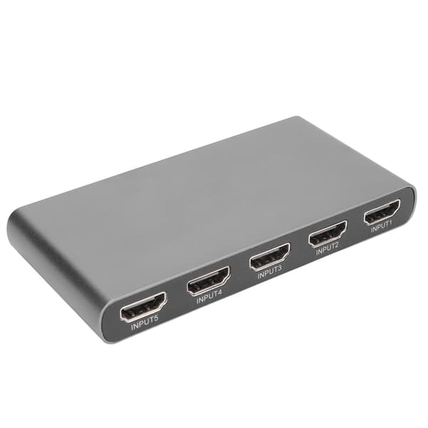 SWH51 5x1 HD Multimedia Interface Switch 4K 60Hz 5 in 1 Out Splitter Stöder 4Kx2K Upplösning med Fjärrkontroll