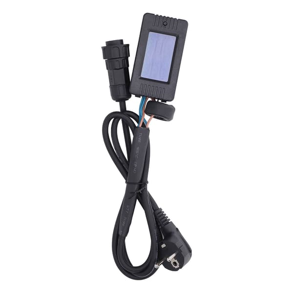 Solcelleinverterkabel LED Digital Display IP65 Vandtæt Netforbundet EU-stik 80,0-260,0V
