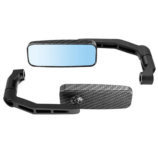Motorcykelbackspeglar - Antireflex aluminium, 2st