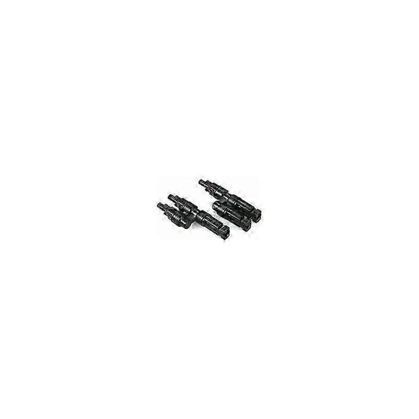 MC4-kontakter ansluts till 1 par solpaneladaptrar, 2PCS-MC4 solcellskontakt