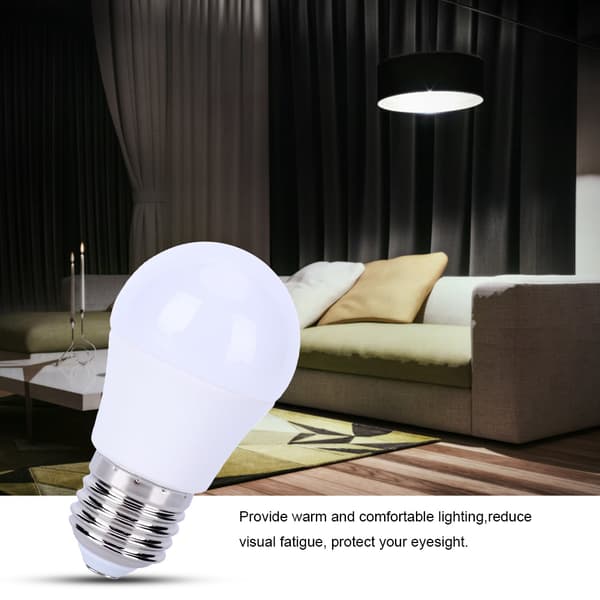 2 st E27 85-265V 5W 5000K LED-lampa med hög ljusstyrka för vardagsrum och sovrum