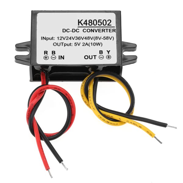 DC-DC 12V/24V/36V/48V til 5V 2A Buck Converter Step Down Strømforsyningsmodul