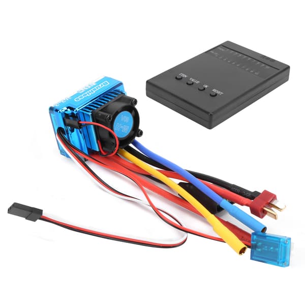 80A Borstlös ESC Programmeringskort Kit för 1/10 1/12 RC Bil Crawler Båtdelar