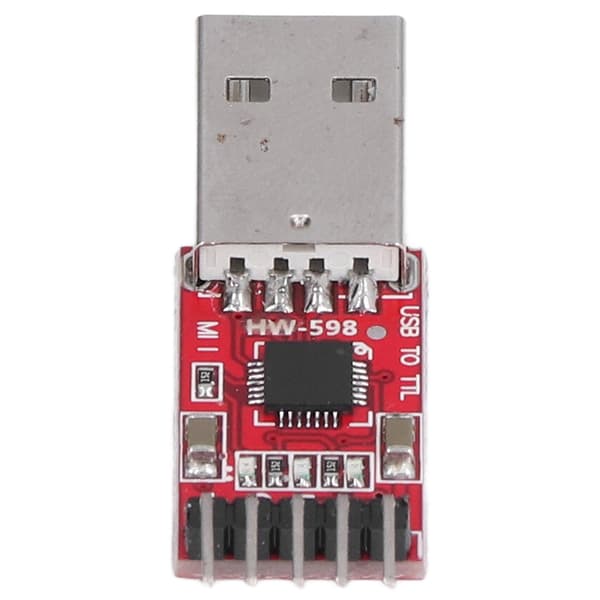 USB til TTL Modul Seriell Konverter Adapter STC Nedlaster Hannhode med Jumperledning