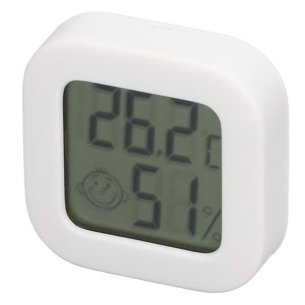 Digitalt Termometer Hygrometer LCD-skjerm Innebygd Batteri