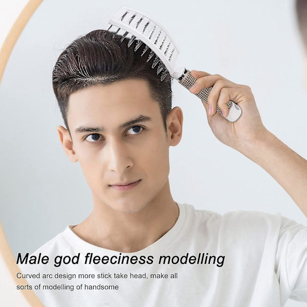 Professionell böjd ventilerad styling hårborste Frisör hårstyling verktyg