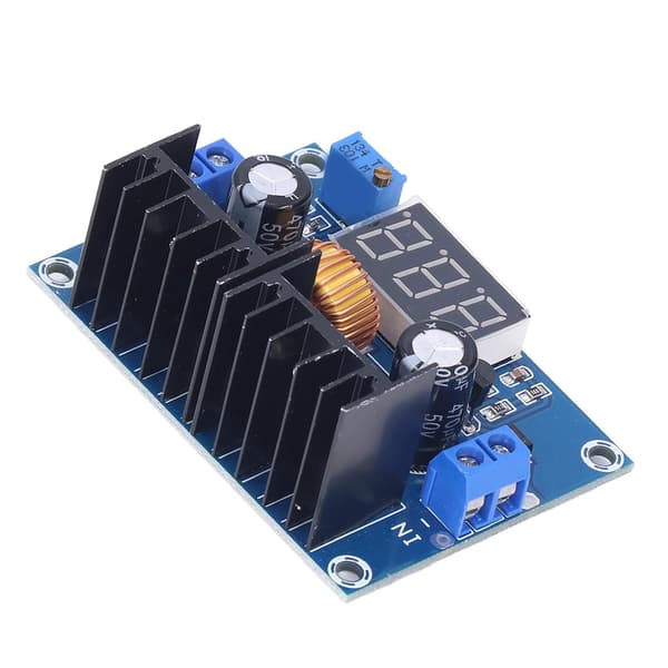 DC til DC Buck Modul Højeffekts Spændingsregulator Board med Display 8A Stabile Spændinger