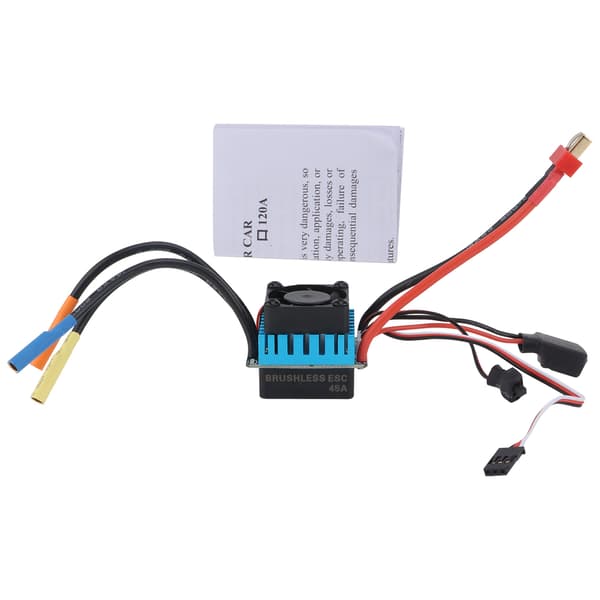 RC Vanntett 45A Børsteløs ESC Hastighetskontroller for 1/10 RC Bil