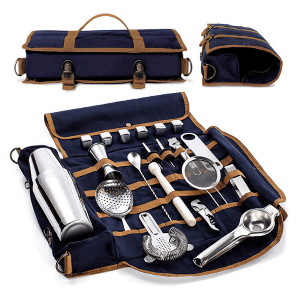 【BQ】Bartender Bag - Perfekt for Mixology på farten - Blå Blå Blå