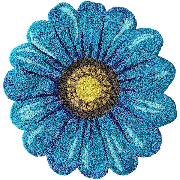 Solrosmatta Kök Sovrum Vardagsrum Handvävd rund golvmatta 25" x 25"