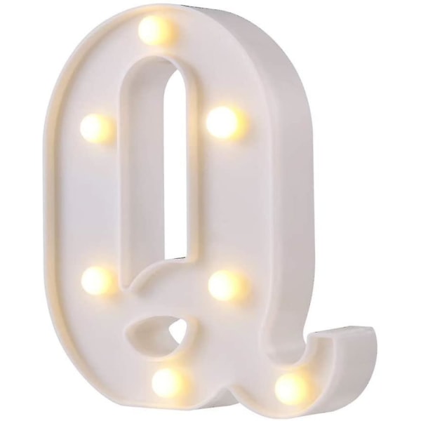 Led-kattovalot 26 kirjainta, koristevalot