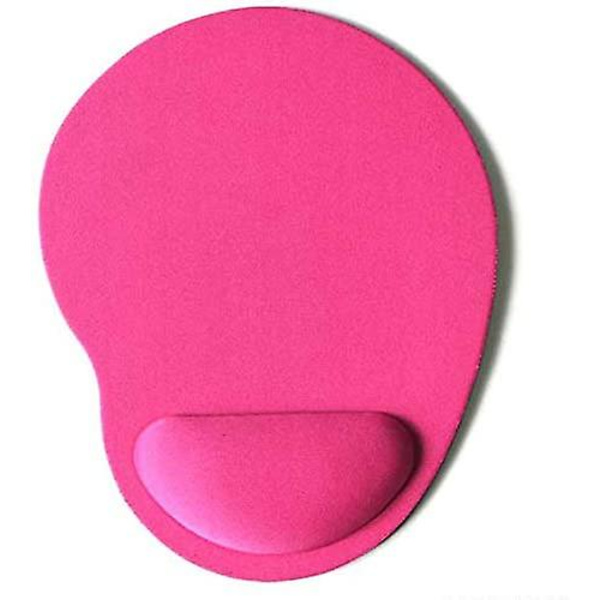 Mouse Mat With Wrist Rest Ergonomic Mouse Pad With Wrist Support Rose Red