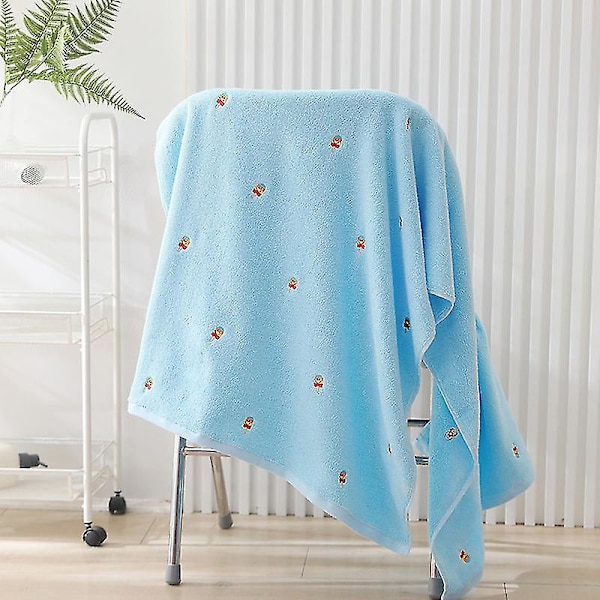 Badlakan Absorberande Snabbtorkande Badlakan Mjuk tvättlapp Badlakan Badrum Hem popsicle blue 70x140cm