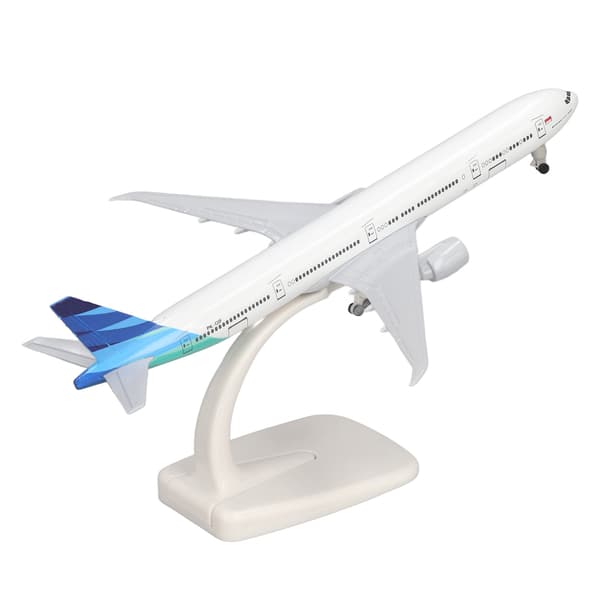 Metall Flygplansmodell Legering Simulerad Exakt Skala Stabil Bas Heminredning Flygplansmodell B777