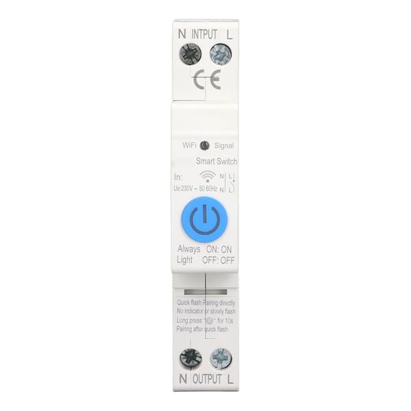 Smart Strømbryter Tuya ZigBee Mobil Fjernkontroll AC230V 1P 40A