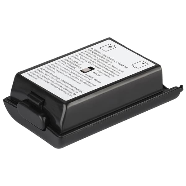Universal udskiftningsbatteri-etui-sæt til XBOX 360-controllere (sort, 5 stk)
